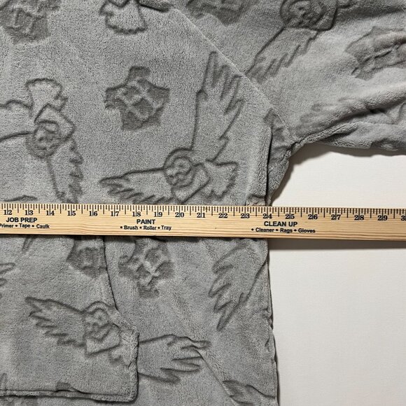 Harry Potter Wizarding World Oversize Hoodie Sherpa Fleece Gray Women's size XXL - Picture 3 of 8